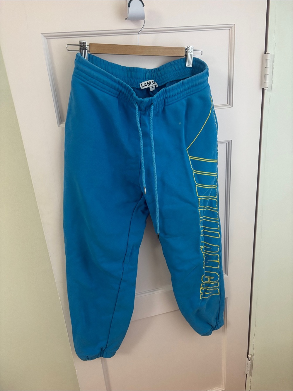 I am Gia blue sweatpants